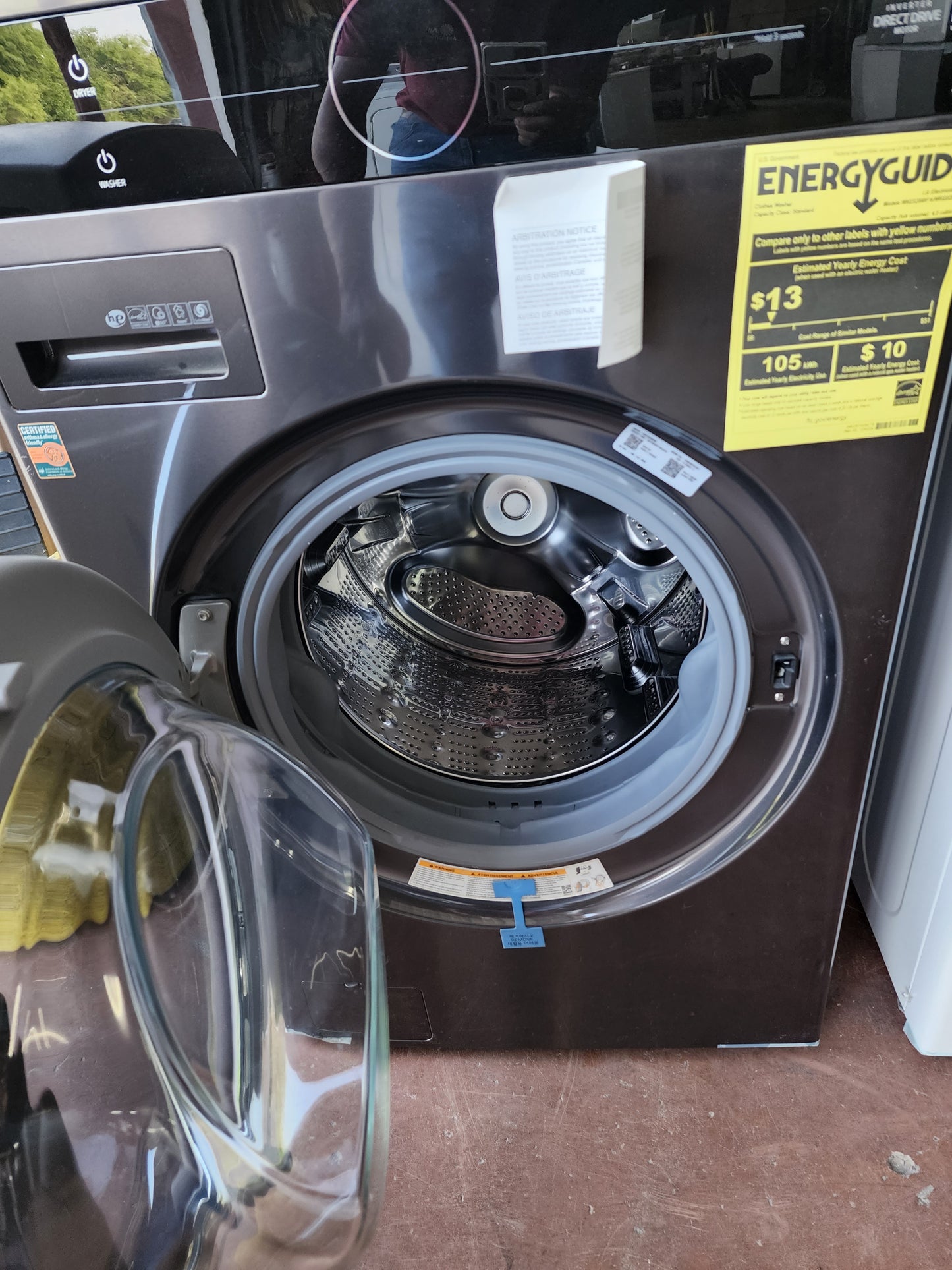 LG Wash Tower Black WKEX200HBA